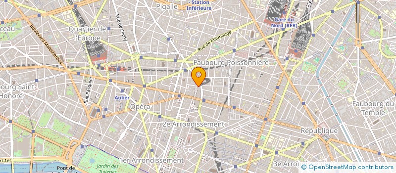 localisation de l'entreprise VOGET FENETRE & PORTE à PARIS