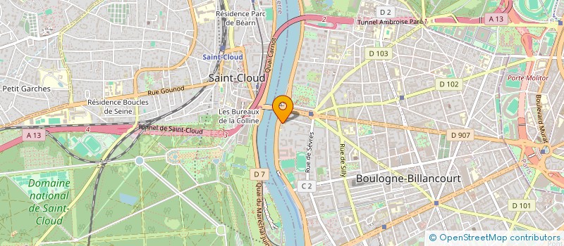 localisation de l'entreprise VOGGAI PATRIMOINE à BOULOGNE-BILLANCOURT