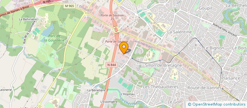localisation de l'entreprise VOGICA NANTES à SAINT-HERBLAIN