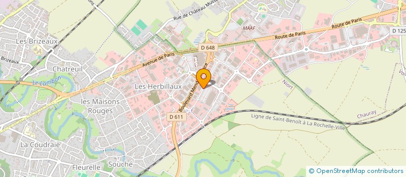 localisation de l'entreprise VOGICA NIORT  NIORT