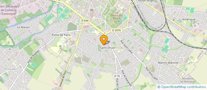 localisation de l'entreprise VOGS  CAMBRAI