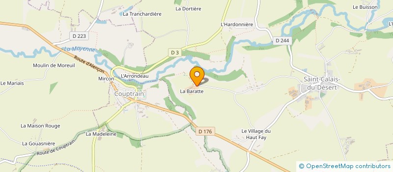 localisation de l'entreprise VOGTRIP à SAINT-CALAIS-DU-DESERT