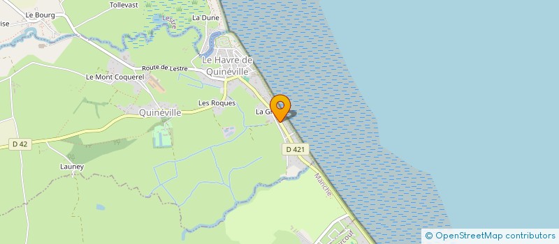 localisation de l'entreprise VOGUE  QUINEVILLE