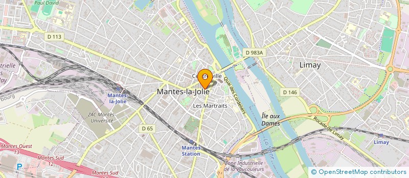 localisation de l'entreprise VOGUE  MANTES-LA-JOLIE