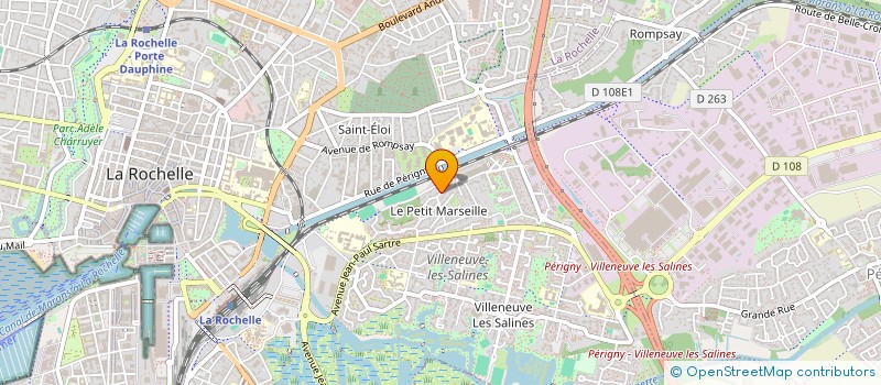 localisation de l'entreprise VOGUE ET REVE  LA ROCHELLE