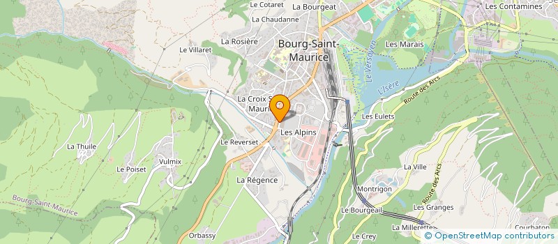 localisation de l'entreprise VOGUE INSTITUT à BOURG-SAINT-MAURICE