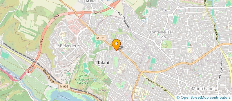 localisation de l'entreprise VOGUENATURE EQUIPEMENTS à TALANT