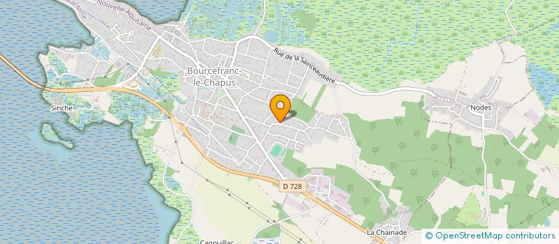 localisation de l'entreprise VOGUENT LES MOUETTES IN OLERON  BOURCEFRANC-LE-CHAPUS