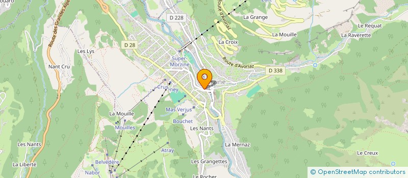 localisation de l'entreprise VOI'SEB à MORZINE