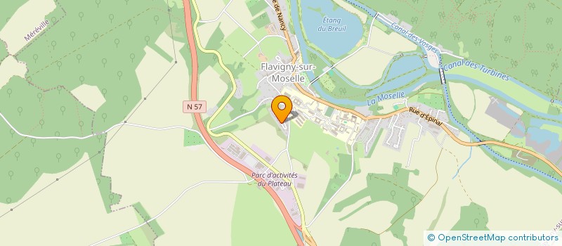 localisation de l'entreprise VOIC'IN  FLAVIGNY-SUR-MOSELLE