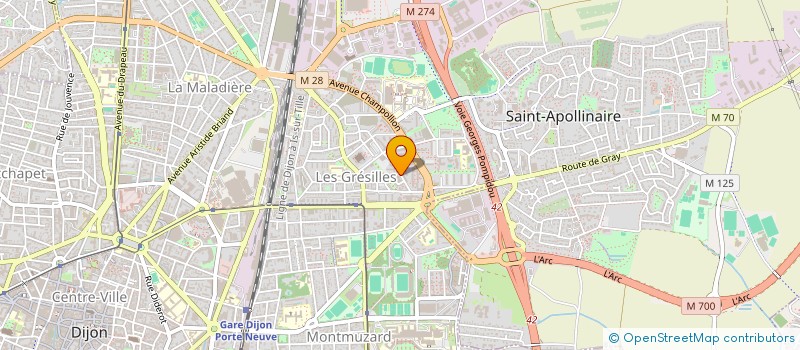 localisation de l'entreprise VOICE AFRICA à DIJON