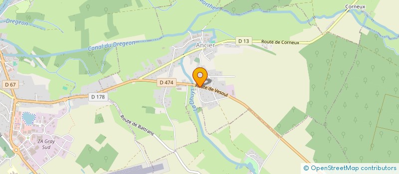 localisation de l'entreprise VOICE AND DANCE  ANCIER