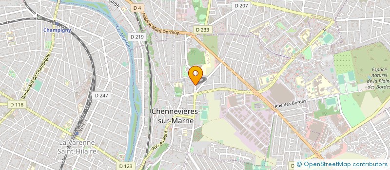 localisation de l'entreprise VOICE AND WAY  CHENNEVIERES-SUR-MARNE