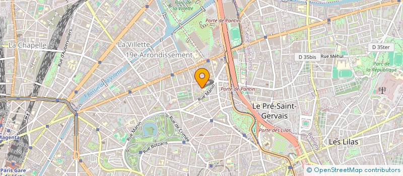 localisation de l'entreprise VOICE IN PROGRESS - LA VOIX EN MOUVEMENT  PARIS