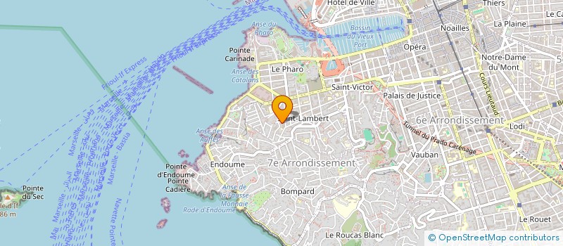 localisation de l'entreprise VOICE'S PROD à MARSEILLE