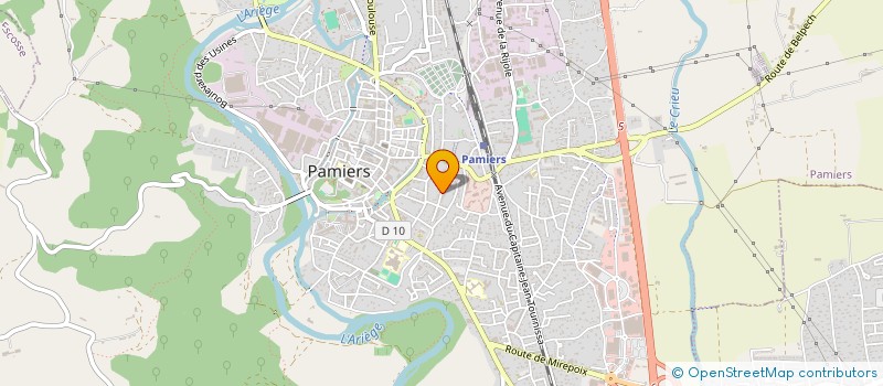 localisation de l'entreprise VOICI LE TRAIT à PAMIERS