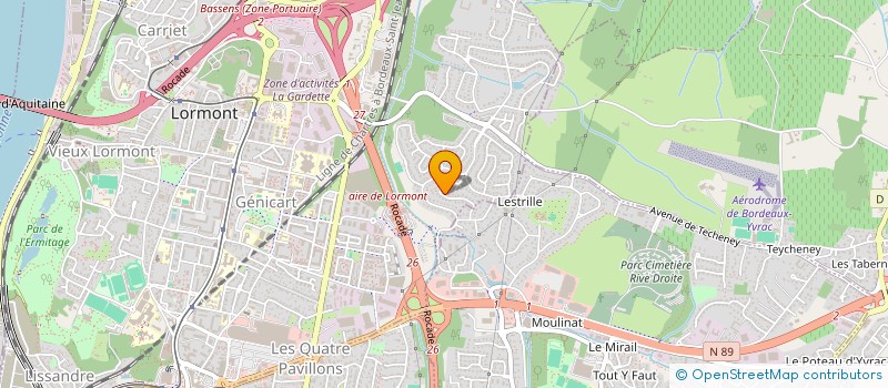 localisation de l'entreprise VOICU PLATRERIE à LORMONT