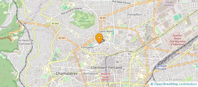 localisation de l'entreprise VOID FAMILY  CLERMONT-FERRAND
