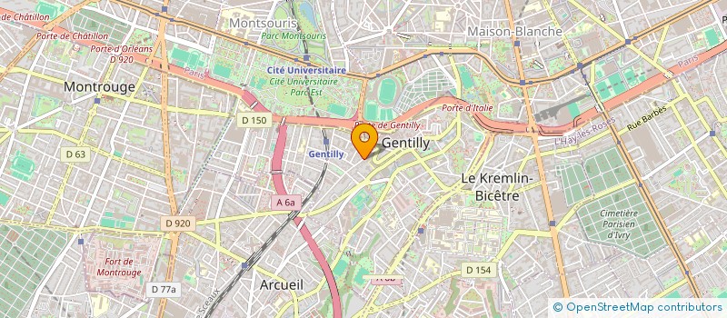 localisation de l'entreprise VOIDPUSH  GENTILLY
