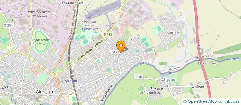 localisation de l'entreprise VOIE DE PRESSE à ALENCON