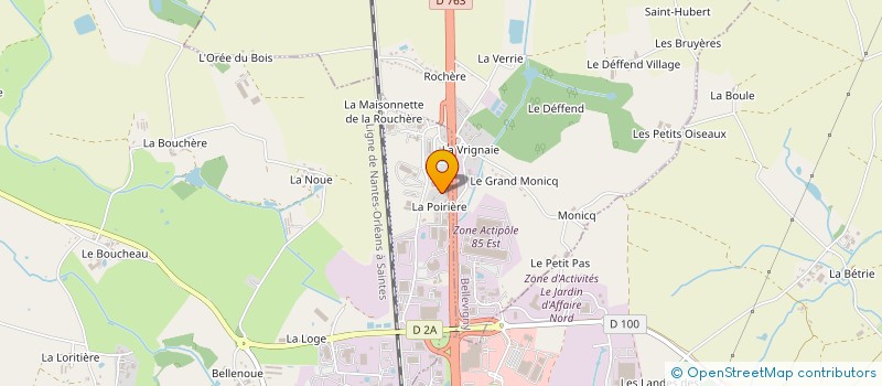 localisation de l'entreprise VOIE EXPRESS à LE POIRE-SUR-VIE
