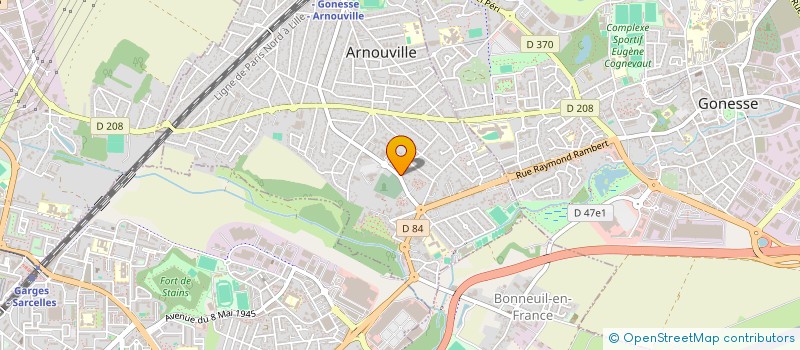 localisation de l'entreprise VOIE-NET  ARNOUVILLE