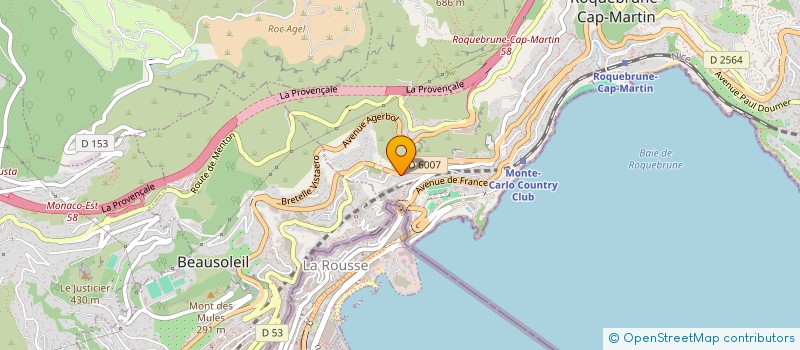 localisation de l'entreprise VOIE ROMAINE à ROQUEBRUNE-CAP-MARTIN
