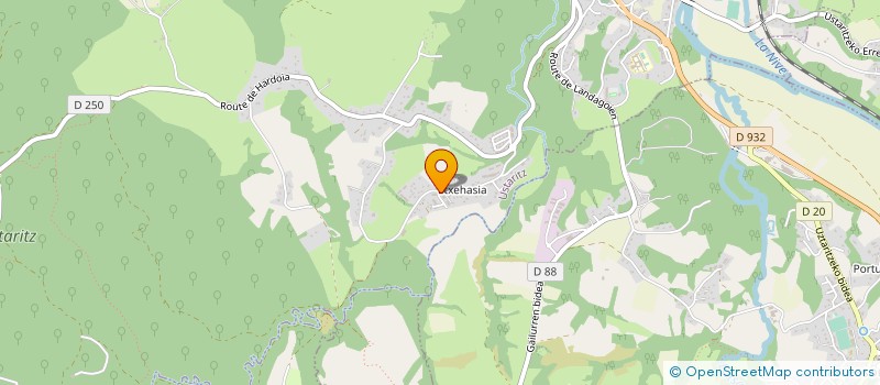 localisation de l'entreprise VOIESURES  USTARITZ