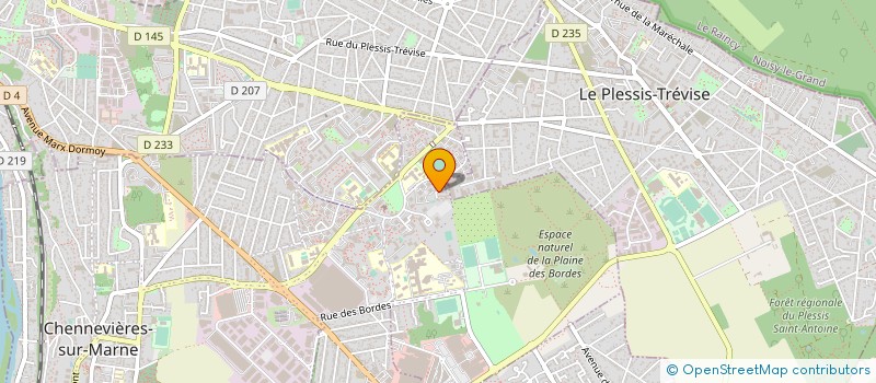 localisation de l'entreprise VOIEXPRESS 94 à CHENNEVIERES-SUR-MARNE