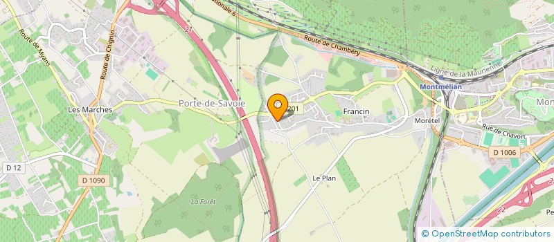 localisation de l'entreprise VOIGNIER AMENAGEMENTS  PORTE-DE-SAVOIE