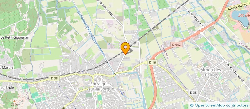 localisation de l'entreprise VOIGT PERE ET FILS  ENTRAIGUES-SUR-LA-SORGUE