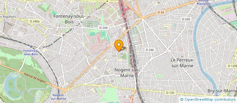 localisation de l'entreprise VOIGUY à NOGENT-SUR-MARNE