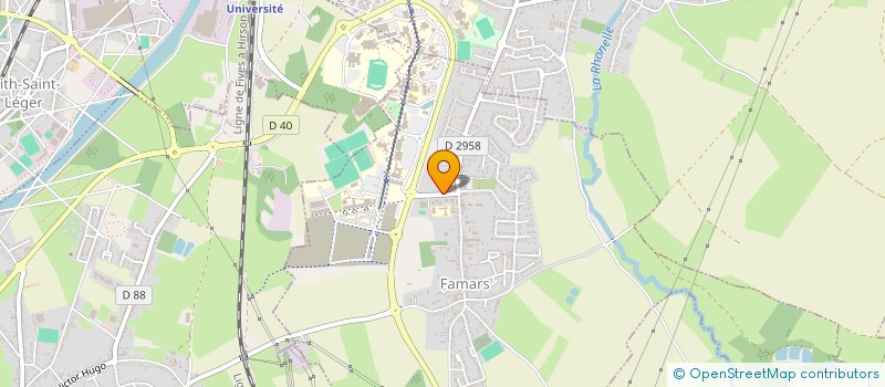 localisation de l'entreprise VOIL'ENSIAME  VALENCIENNES