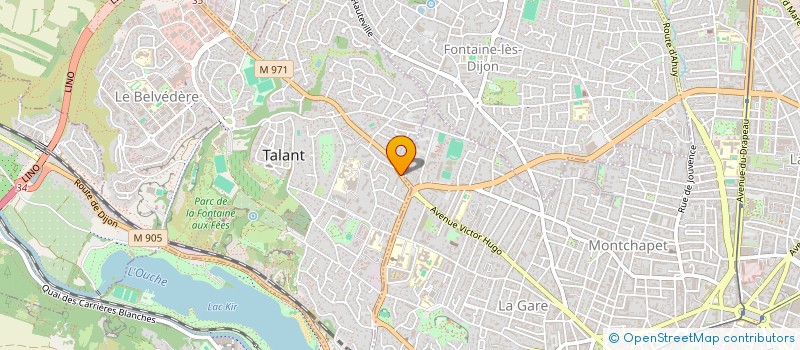 localisation de l'entreprise VOILA  TALANT