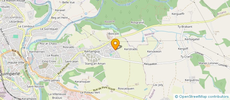 localisation de l'entreprise VOILA VOIX LA  QUIMPERLE