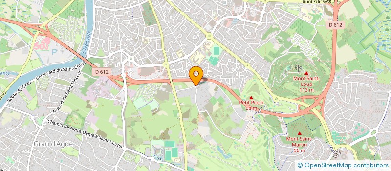 localisation de l'entreprise VOILE AVENTURE  AGDE