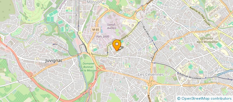 localisation de l'entreprise VOILE ESPACE VOYAGE à MONTPELLIER