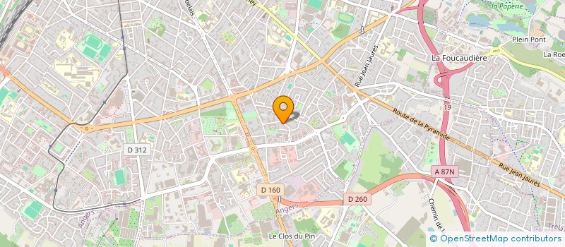 localisation de l'entreprise VOILE ET CANOTAGE D'ANJOU à ANGERS