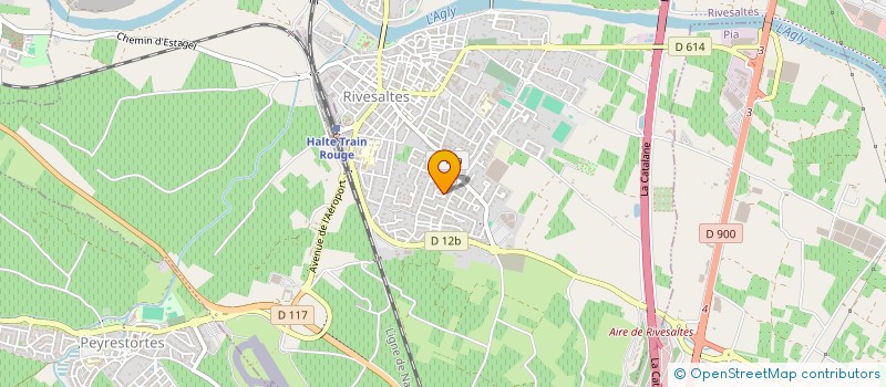 localisation de l'entreprise VOILE ET VENT  RIVESALTES