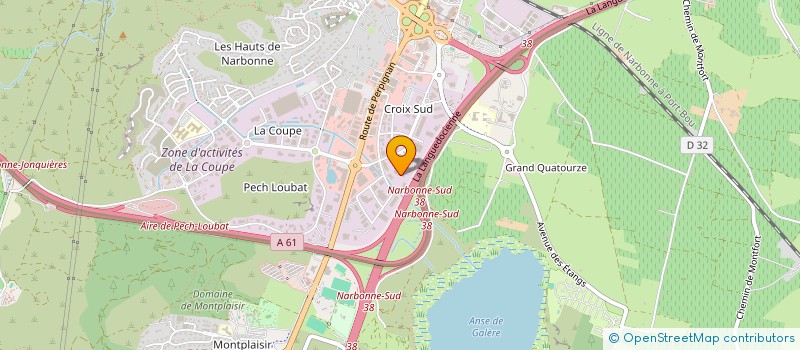 localisation de l'entreprise VOILE-NAUTISME & TOURISME NARBONNAIS  NARBONNE