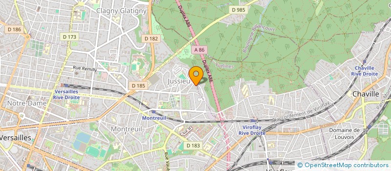 localisation de l'entreprise VOILE ORIENT à VERSAILLES