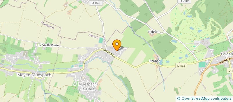 localisation de l'entreprise VOILE ROSE à MUESPACH-LE-HAUT