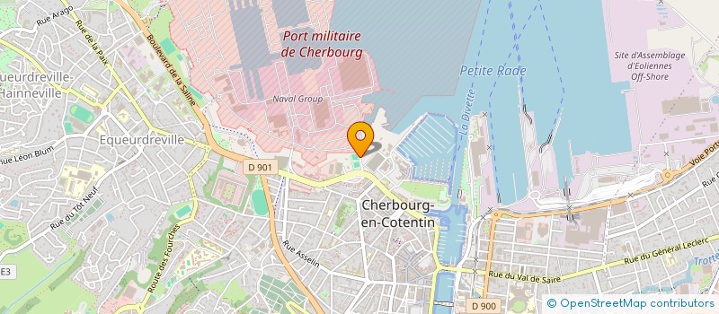 localisation de l'entreprise VOILERIE CHERBOURGEOISE à CHERBOURG-EN-COTENTIN