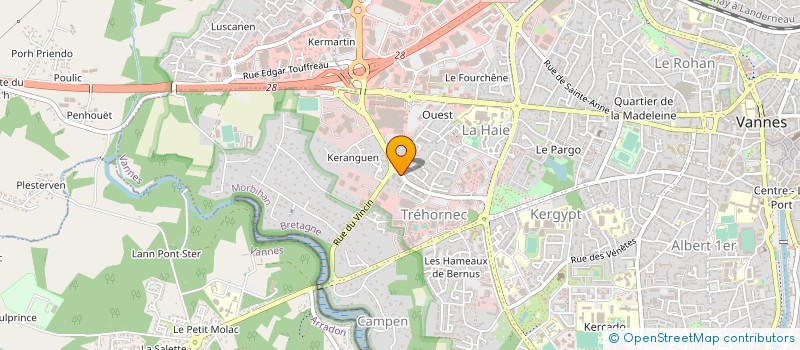 localisation de l'entreprise VOILERIE DANIEL à VANNES