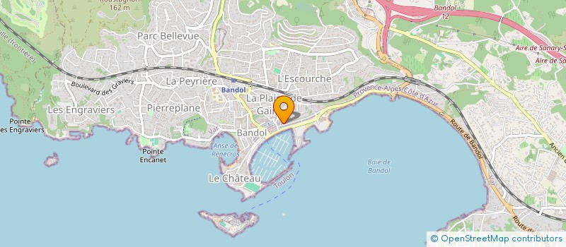 localisation de l'entreprise VOILERIE DUD  BANDOL