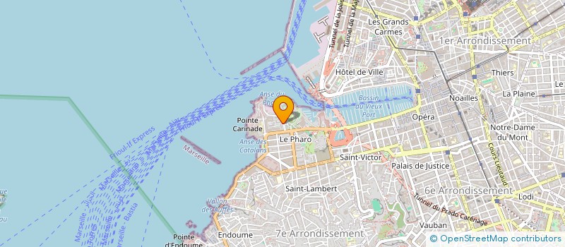 localisation de l'entreprise VOILERIES PHOCEENNES à MARSEILLE 7EME