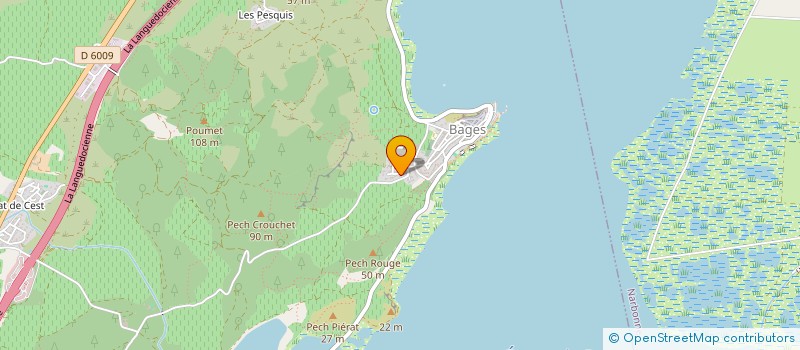 localisation de l'entreprise VOILES A BAGES  BAGES