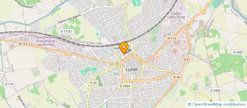 localisation de l'entreprise VOILES LATINES A LUNEL à LUNEL