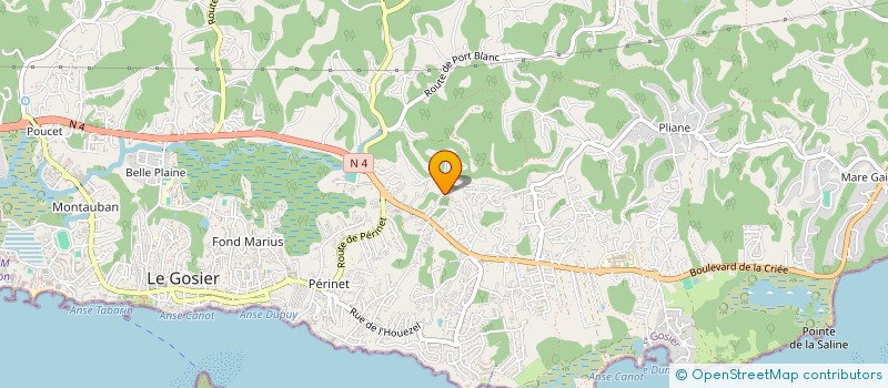 localisation de l'entreprise VOILES SENSATIONS  LE GOSIER