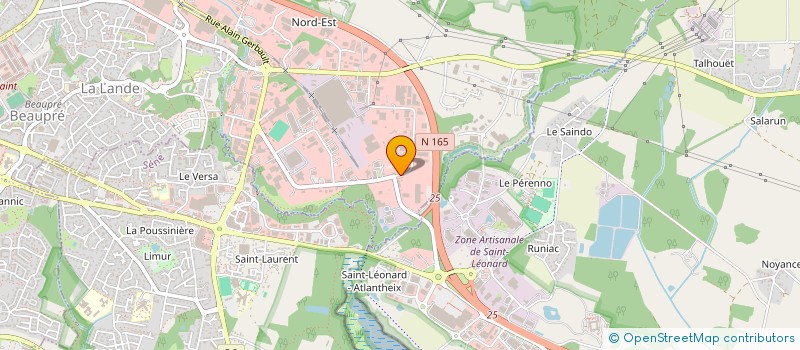 localisation de l'entreprise VOILES TRADITIONNELES IEG 56 à VANNES